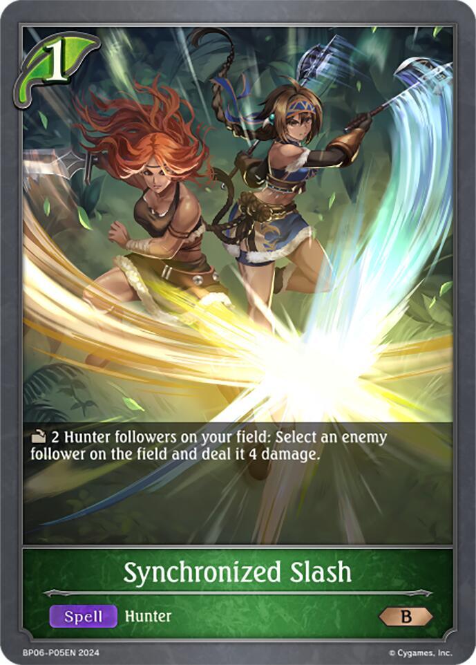 Synchronized Slash - P05 (Foil), BP06: Paragons of the Colosseum BP06-P05EN