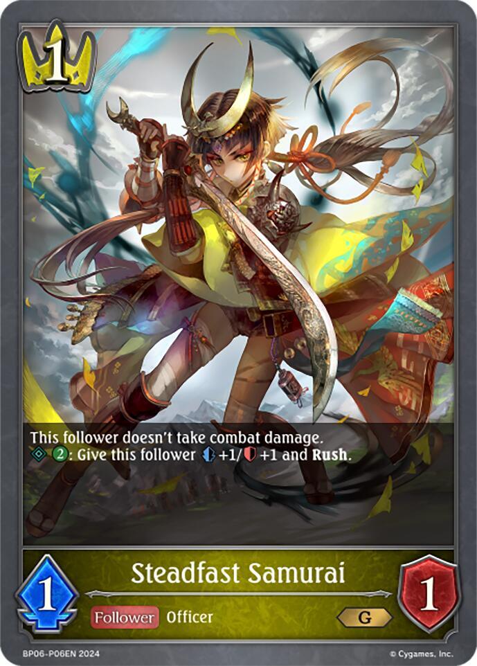 Steadfast Samurai - P06EN (Foil), BP06: Paragons of the Colosseum BP06-P06EN