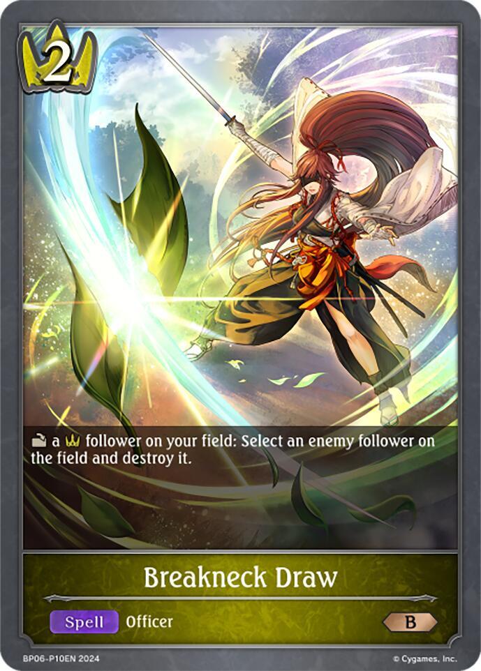 Breakneck Draw - P10EN (Foil), BP06: Paragons of the Colosseum BP06-P10EN