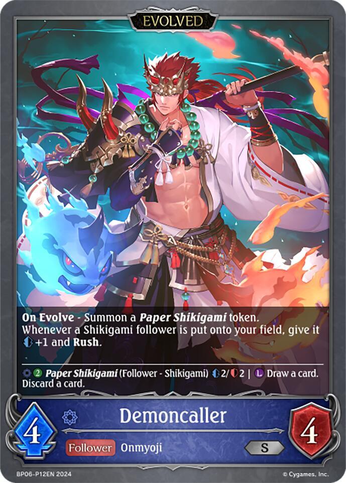 Demoncaller (Evolved) - P12EN (Foil), BP06: Paragons of the Colosseum BP06-P12EN