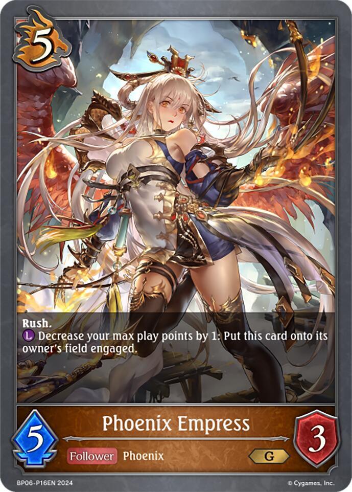 Phoenix Empress - P16EN (Foil), BP06: Paragons of the Colosseum BP06-P16EN