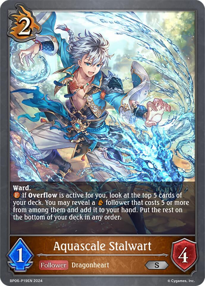 Aquascale Stalwart - P19EN (Foil), BP06: Paragons of the Colosseum BP06-P19EN