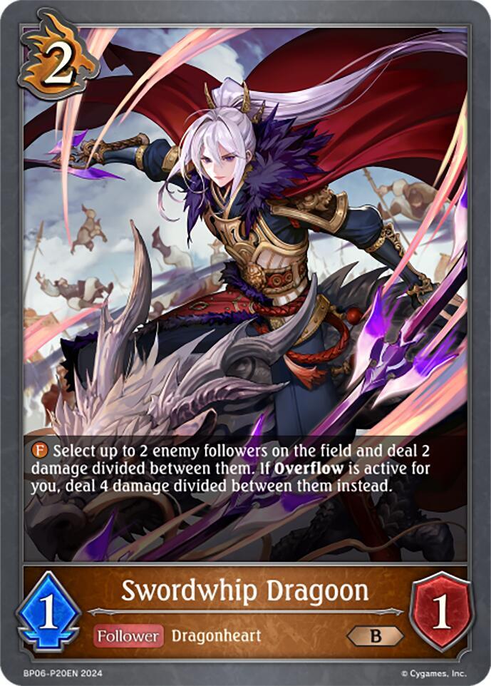 Swordwhip Dragoon - P20EN (Foil), BP06: Paragons of the Colosseum BP06-P20EN