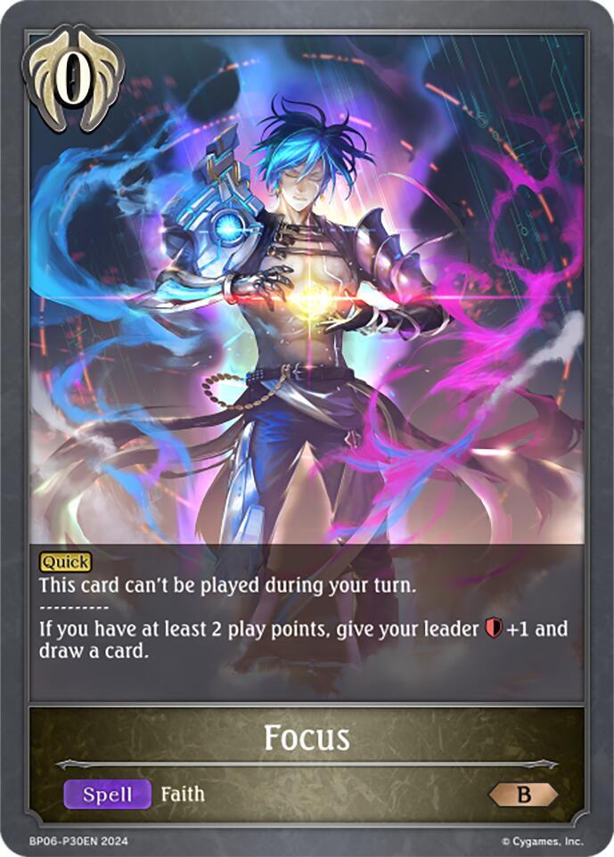 Focus - P30EN (Foil), BP06: Paragons of the Colosseum BP06-P30EN