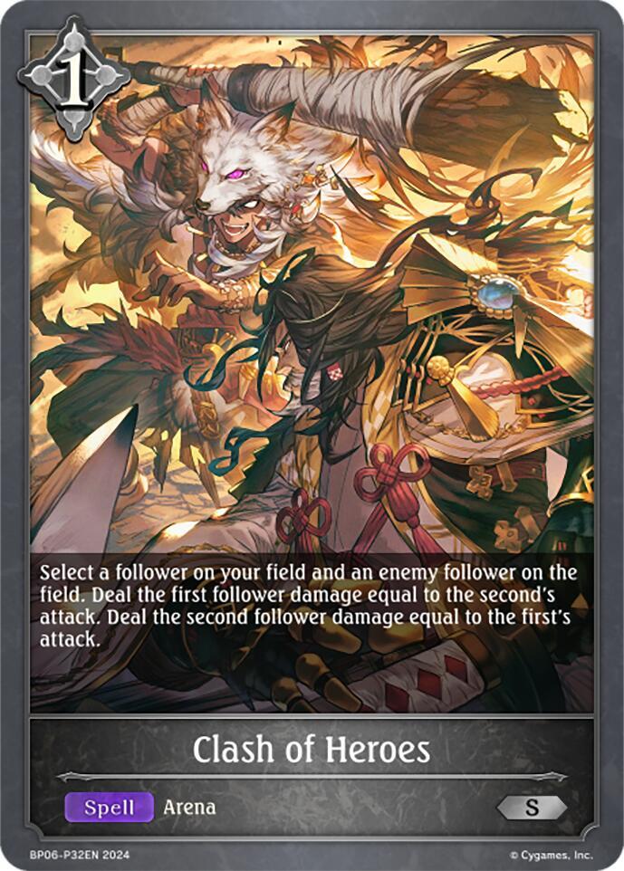 Clash of Heroes - P32EN (Foil), BP06: Paragons of the Colosseum BP06-P32EN