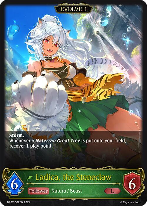 Ladica, the Stoneclaw (Evolved), BP07: Verdant Steel BP07-002EN