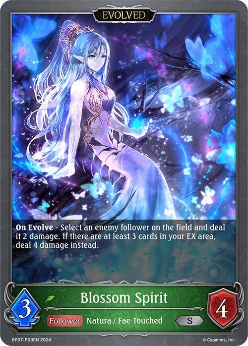 Blossom Spirit (Evolved) - P03EN (Foil), BP07: Verdant Steel BP07-P03EN