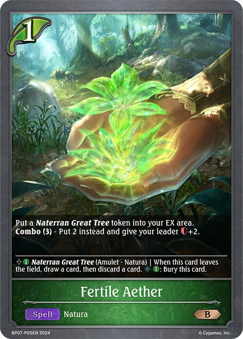 Fertile Aether - P05EN (Foil), BP07: Verdant Steel BP07-P05EN