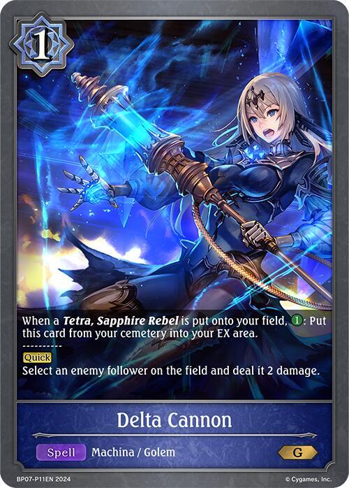 Delta Cannon - P11EN (Foil), BP07: Verdant Steel BP07-P11EN