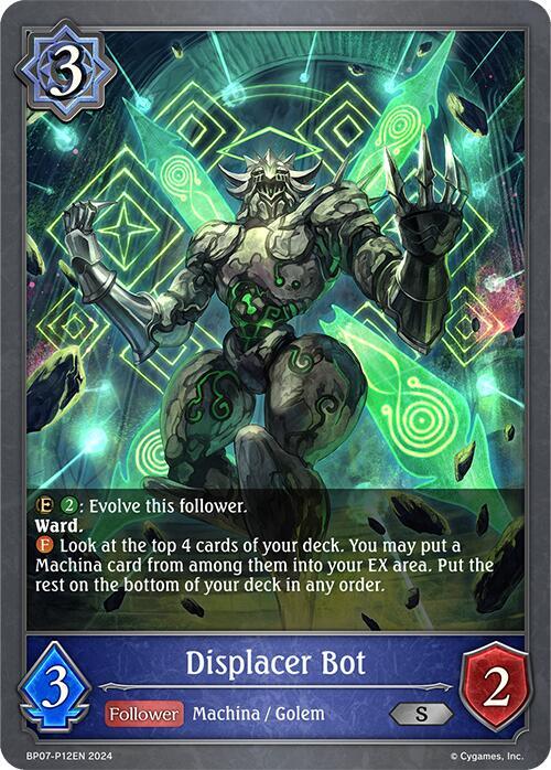 Displacer Bot - P12EN (Foil), BP07: Verdant Steel BP07-P12EN
