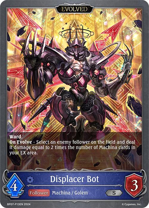 Displacer Bot (Evolved) - P13EN (Foil), BP07: Verdant Steel BP07-P13EN