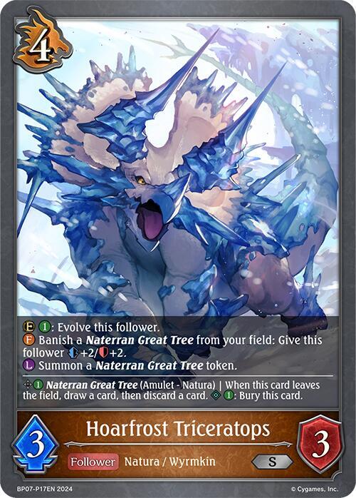 Hoarfrost Triceratops - P17EN (Foil), BP07: Verdant Steel BP07-P17EN