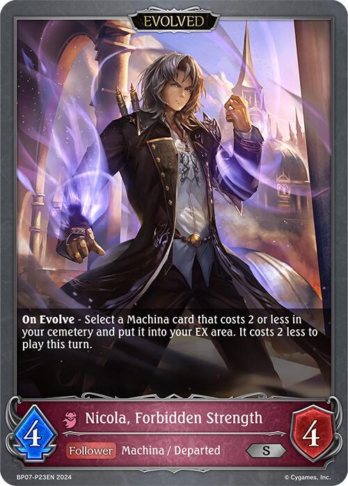 Nicola, Forbidden Strength (Evolved) - P23EN (Foil), BP07: Verdant Steel BP07-P23EN