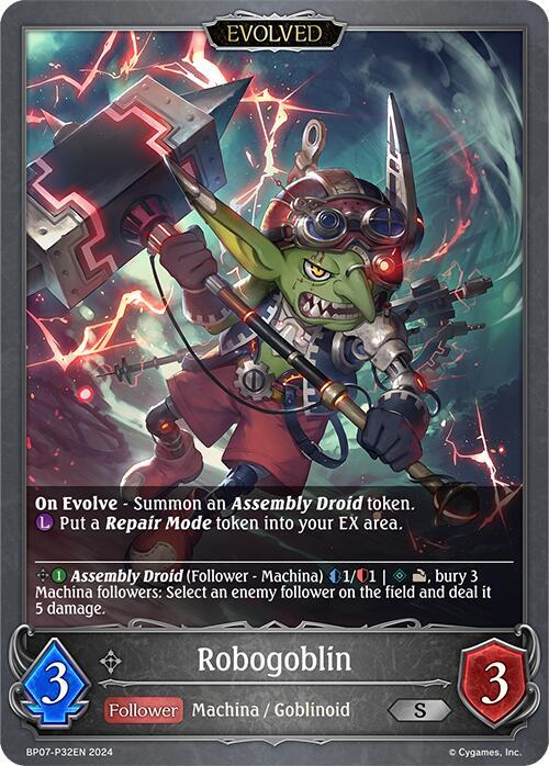 Robogoblin (Evolved) - P32 (Foil), BP07: Verdant Steel BP07-P32EN