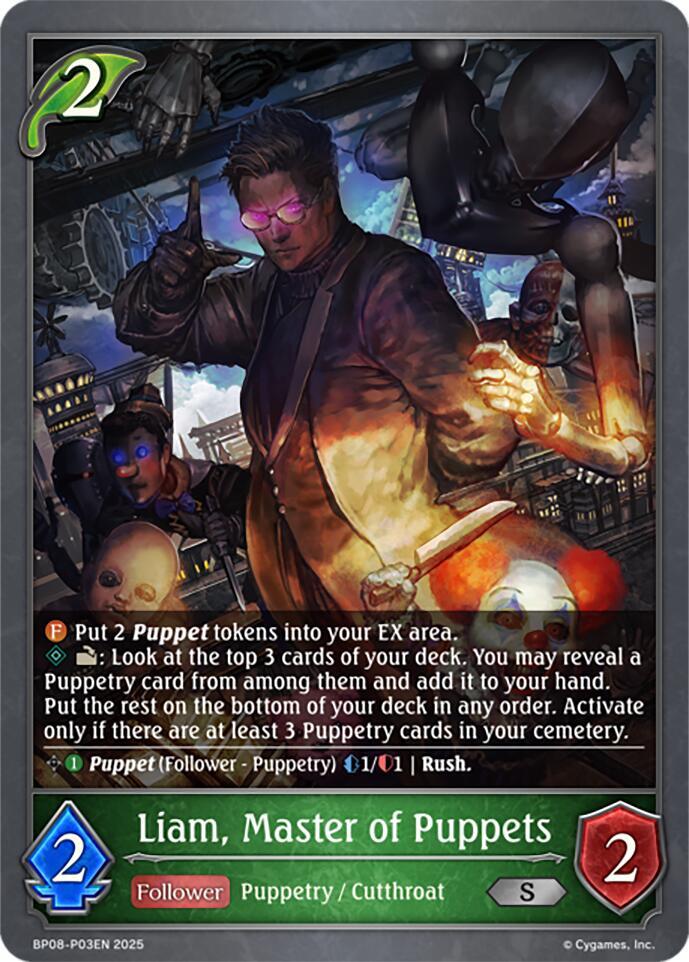 Liam, Master of Puppets - P03EN (Foil), BP08: Alterchaotica BP08-P03EN