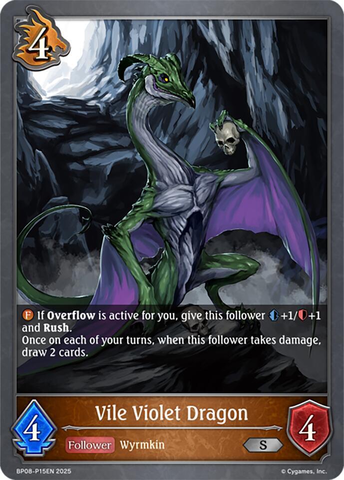 Vile Violet Dragon - P15EN (Foil), BP08: Alterchaotica BP08-P15EN