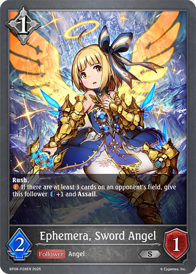 Ephemera, Sword Angel - P28 (Foil), BP08: Alterchaotica BP08-P28EN