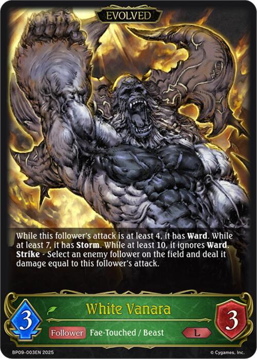 White Vanara (Evolved), BP09: Duet of Dawn and Dusk BP09-003EN