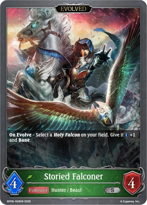 Storied Falconer (Evolved), BP09: Duet of Dawn and Dusk BP09-009EN