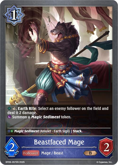 Beastfaced Mage, BP09: Duet of Dawn and Dusk BP09-057EN