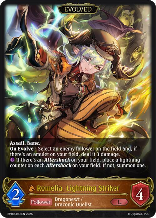 Romelia, Lightning Striker (Evolved), BP09: Duet of Dawn and Dusk BP09-066EN
