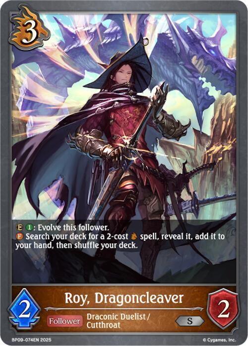 Roy, Dragoncleaver, BP09: Duet of Dawn and Dusk BP09-074EN