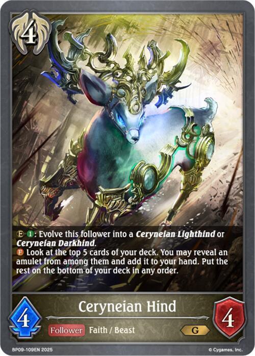 Ceryneian Hind, BP09: Duet of Dawn and Dusk BP09-109EN