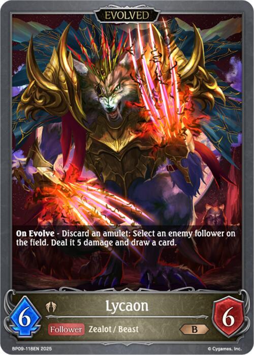Lycaon (Evolved), BP09: Duet of Dawn and Dusk BP09-118EN