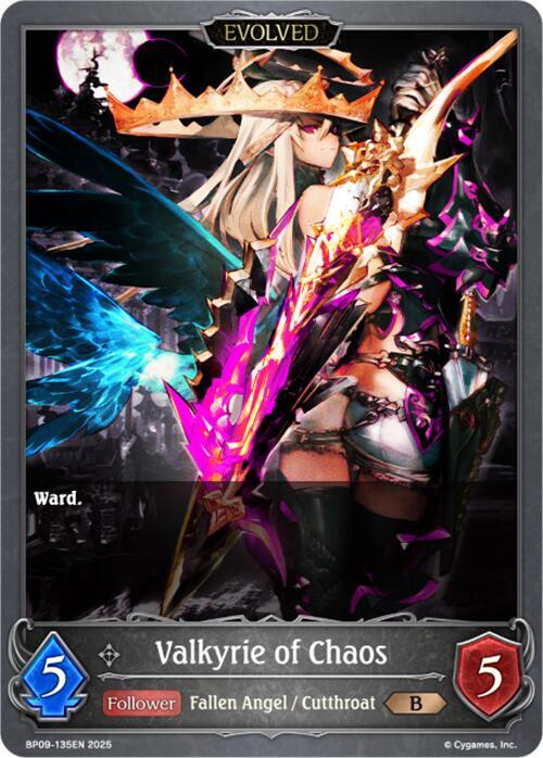 Valkyrie of Chaos (Evolved), BP09: Duet of Dawn and Dusk BP09-135EN