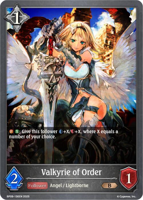 Valkyrie of Order, BP09: Duet of Dawn and Dusk BP09-136EN