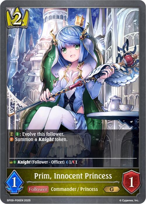 Prim, Innocent Princess - P06EN (Foil), BP09: Duet of Dawn and Dusk BP09-P06EN