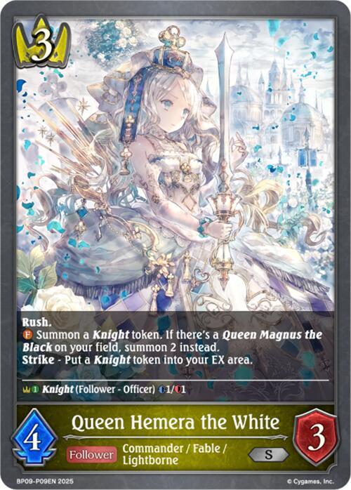 Queen Hemera the White - P09EN (Foil), BP09: Duet of Dawn and Dusk BP09-P09EN