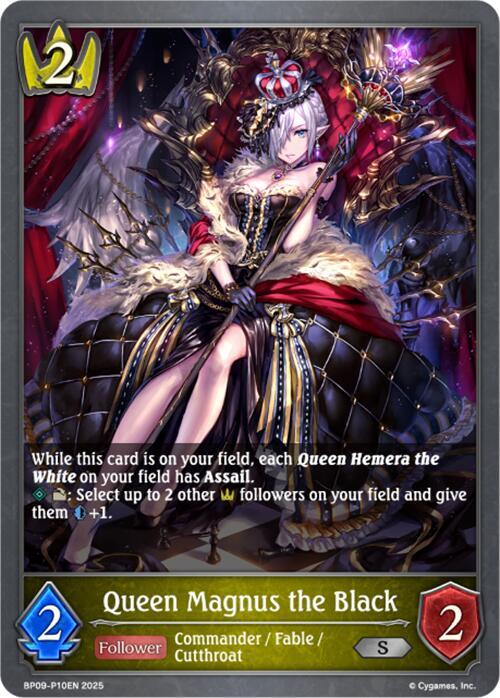 Queen Magnus the Black - P10EN (Foil), BP09: Duet of Dawn and Dusk BP09-P10EN