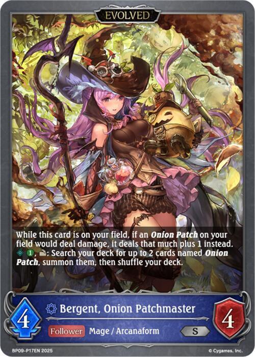 Bergent, Onion Patchmaster (Evolved) - P17EN (Foil), BP09: Duet of Dawn and Dusk BP09-P17EN