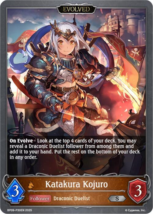 Katakura Kojuro (Evolved) - P30EN (Foil), BP09: Duet of Dawn and Dusk BP09-P30EN