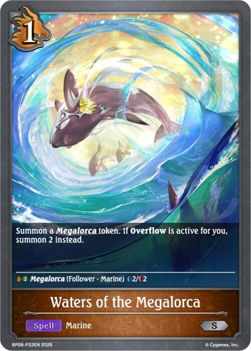 Waters of the Megalorca - P33EN (Foil), BP09: Duet of Dawn and Dusk BP09-P33EN