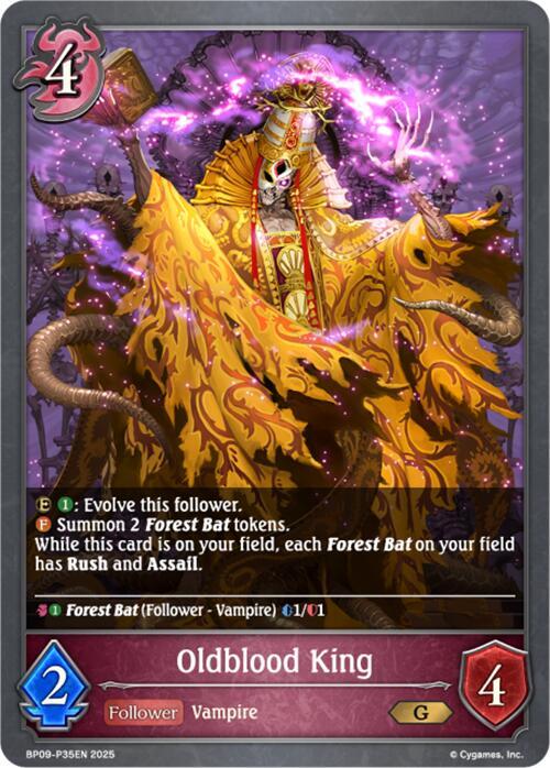 Oldblood King - P35EN (Foil), BP09: Duet of Dawn and Dusk BP09-P35EN