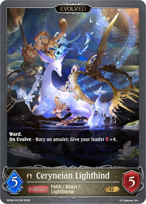 Ceryneian Lighthind // Ceryneian Darkhind - P41 (Foil), BP09: Duet of Dawn and Dusk BP09-P41EN