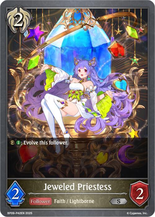 Jeweled Priestess - P42EN (Foil), BP09: Duet of Dawn and Dusk BP09-P42EN