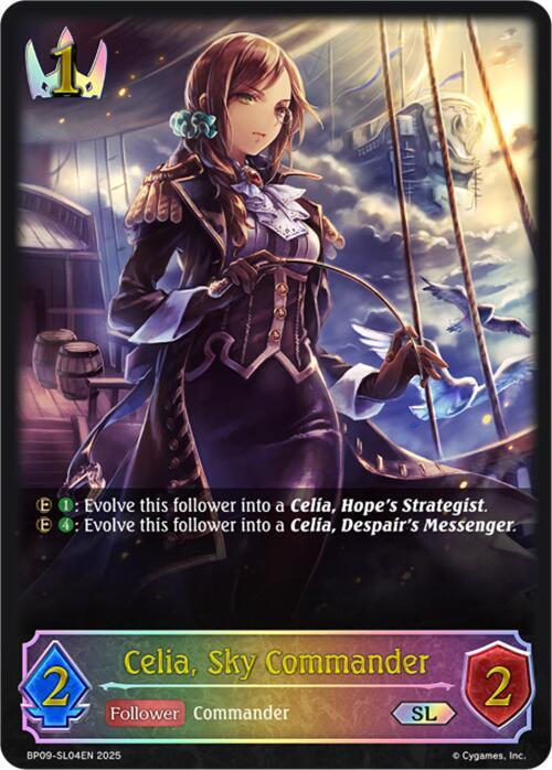 Celia, Sky Commander (SL), BP09: Duet of Dawn and Dusk BP09-SL04EN