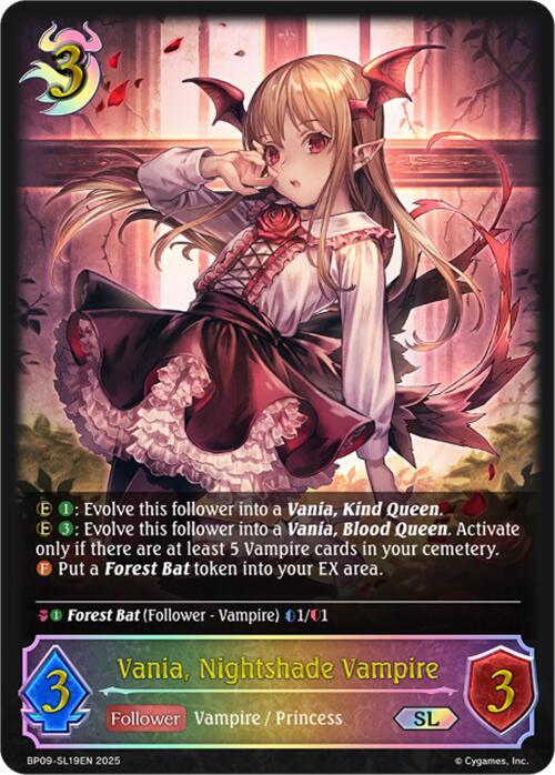 Vania, Nightshade Vampire (SL), BP09: Duet of Dawn and Dusk BP09-SL19EN