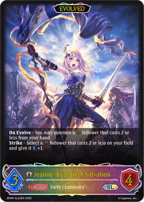 Jeanne, Beacon of Salvation (Evolved) (SL), BP09: Duet of Dawn and Dusk BP09-SL23EN