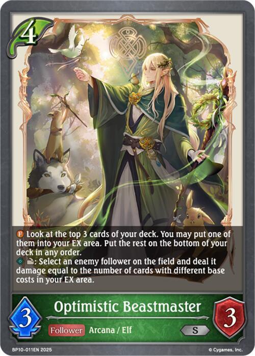 Optimistic Beastmaster, BP10: Gods of the Arcana BP10-011EN