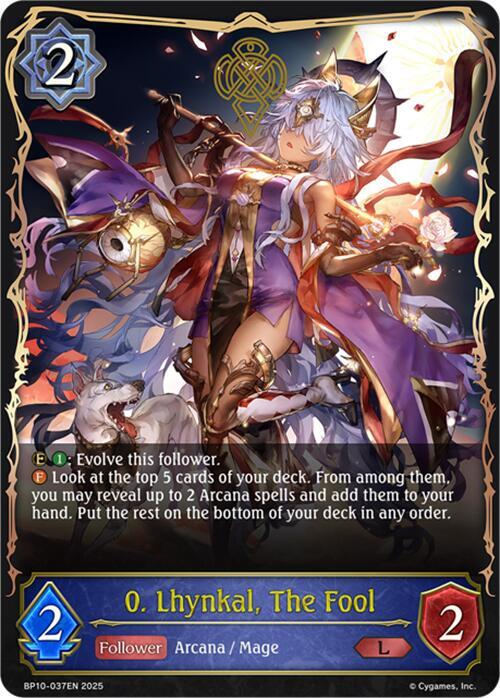 0. Lhynkal, The Fool, BP10: Gods of the Arcana BP10-037EN