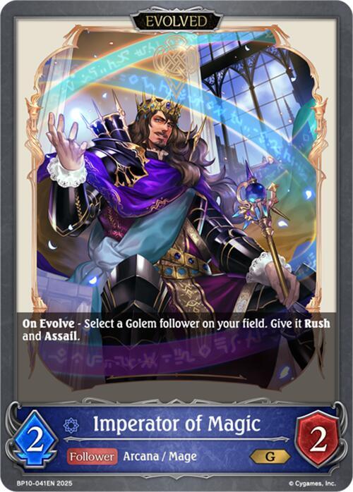 Imperator of Magic (Evolved), BP10: Gods of the Arcana BP10-041EN