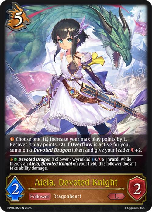 Aiela, Devoted Knight, BP10: Gods of the Arcana BP10-056EN