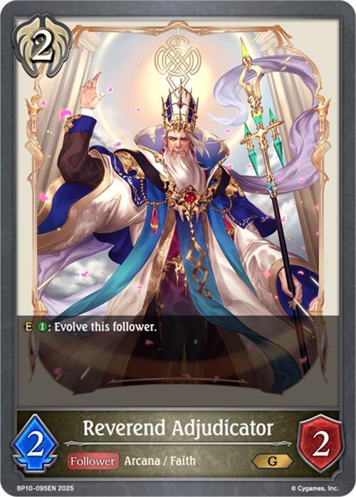 Reverend Adjudicator, BP10: Gods of the Arcana BP10-095EN