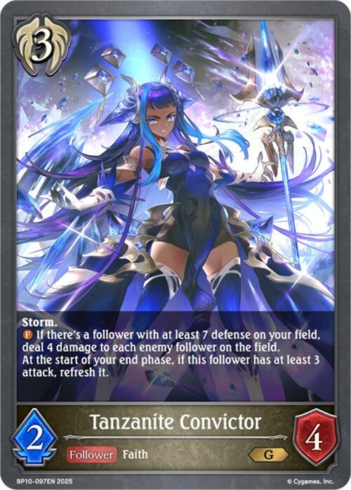 Tanzanite Convictor, BP10: Gods of the Arcana BP10-097EN