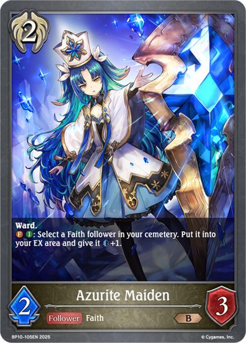 Azurite Maiden, BP10: Gods of the Arcana BP10-105EN
