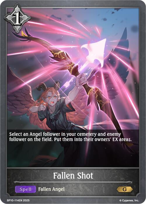 Fallen Shot, BP10: Gods of the Arcana BP10-114EN